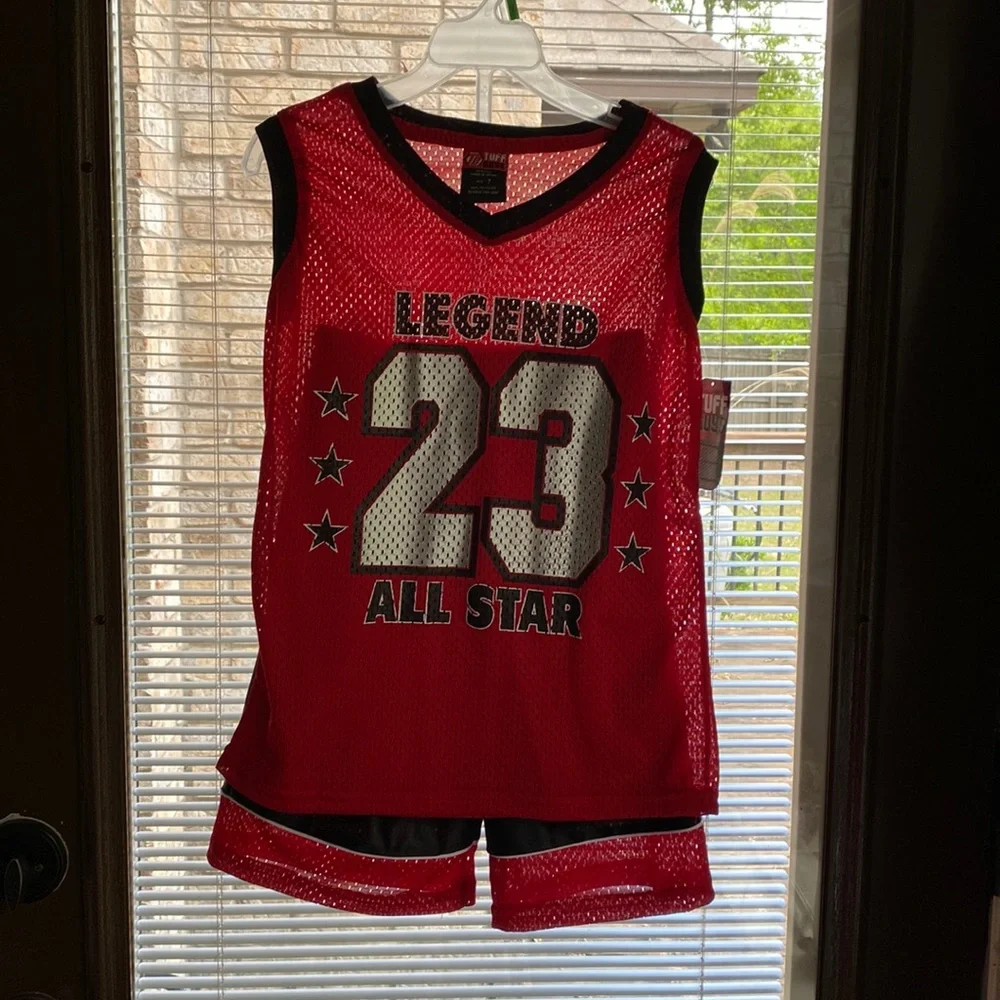 NWT Boys 2 pc Tank Top/Short Set by Tuff Guys. Size 7 - Picture 1 of 10